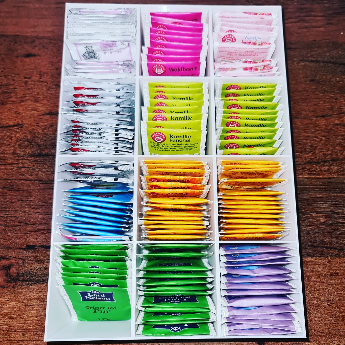 Tea Bag Organizer (3x3) or (4x3)