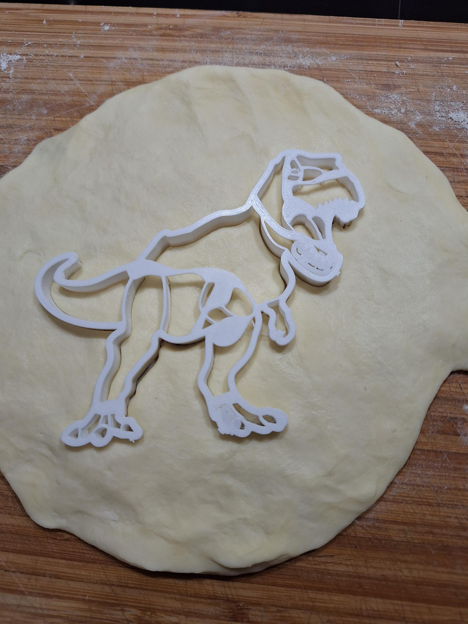 Miniatura 2 do modelo 3D T-Rex Cookie Cutter