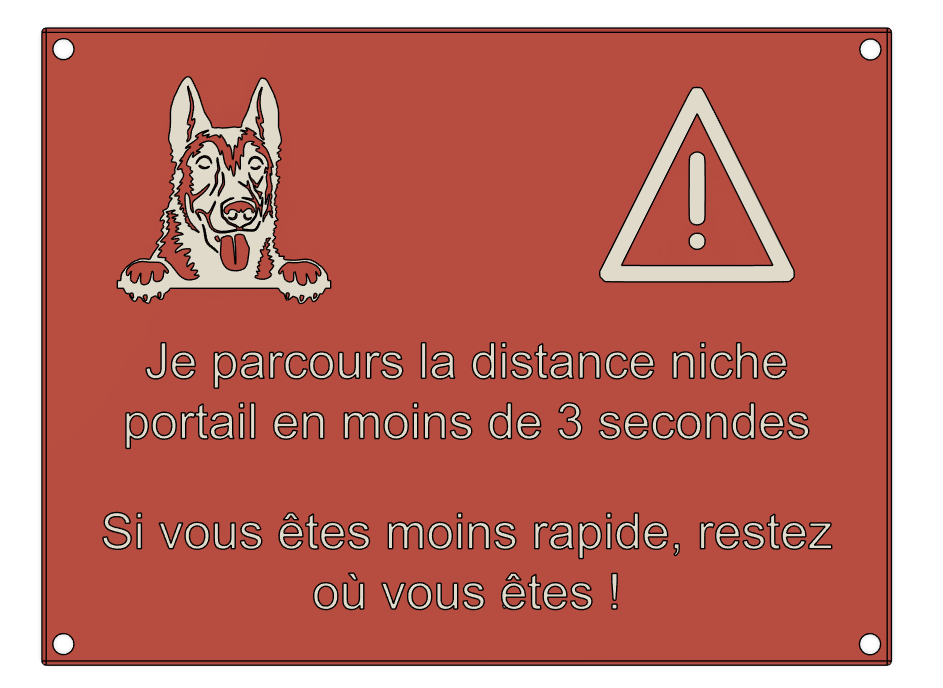 Attention au chien Malinois / staff
