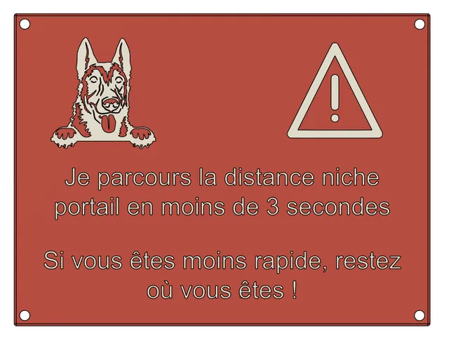 Attention au chien Malinois / staff