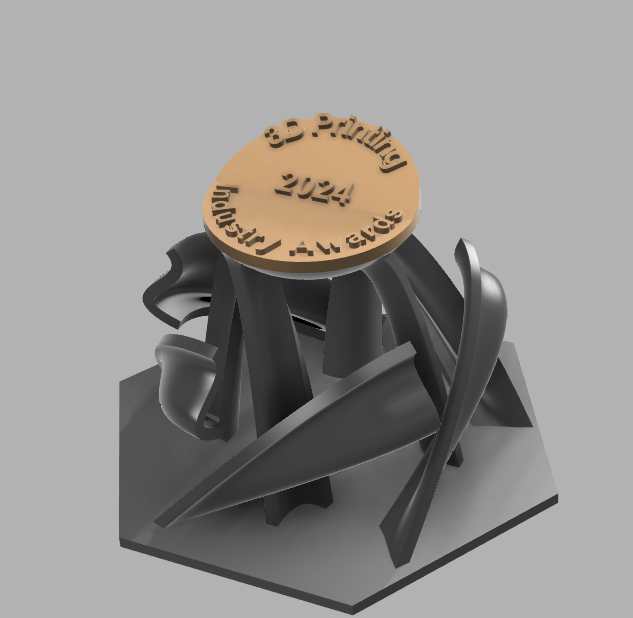 Design for 2024 3D Printing Industry Awards (Wave version)