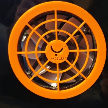 80mm Round Fan Grille With Yawvr Logo