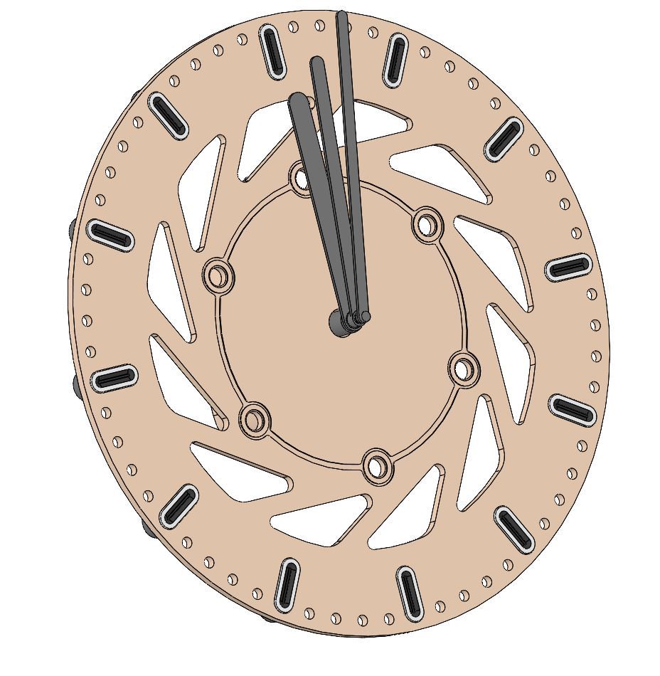Clock Face Disk Brake - Remix
