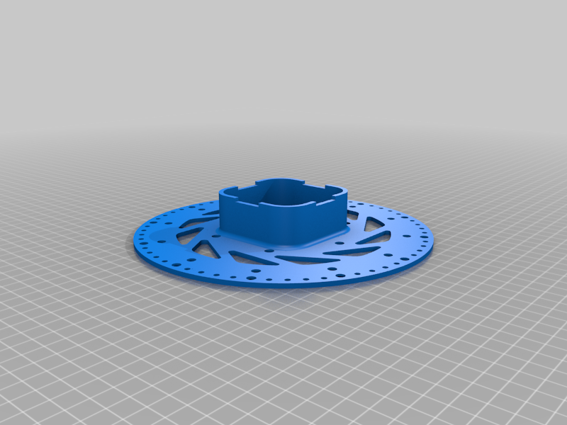 Miniatura 4 do modelo 3D Clock Face Disk Brake - Remix