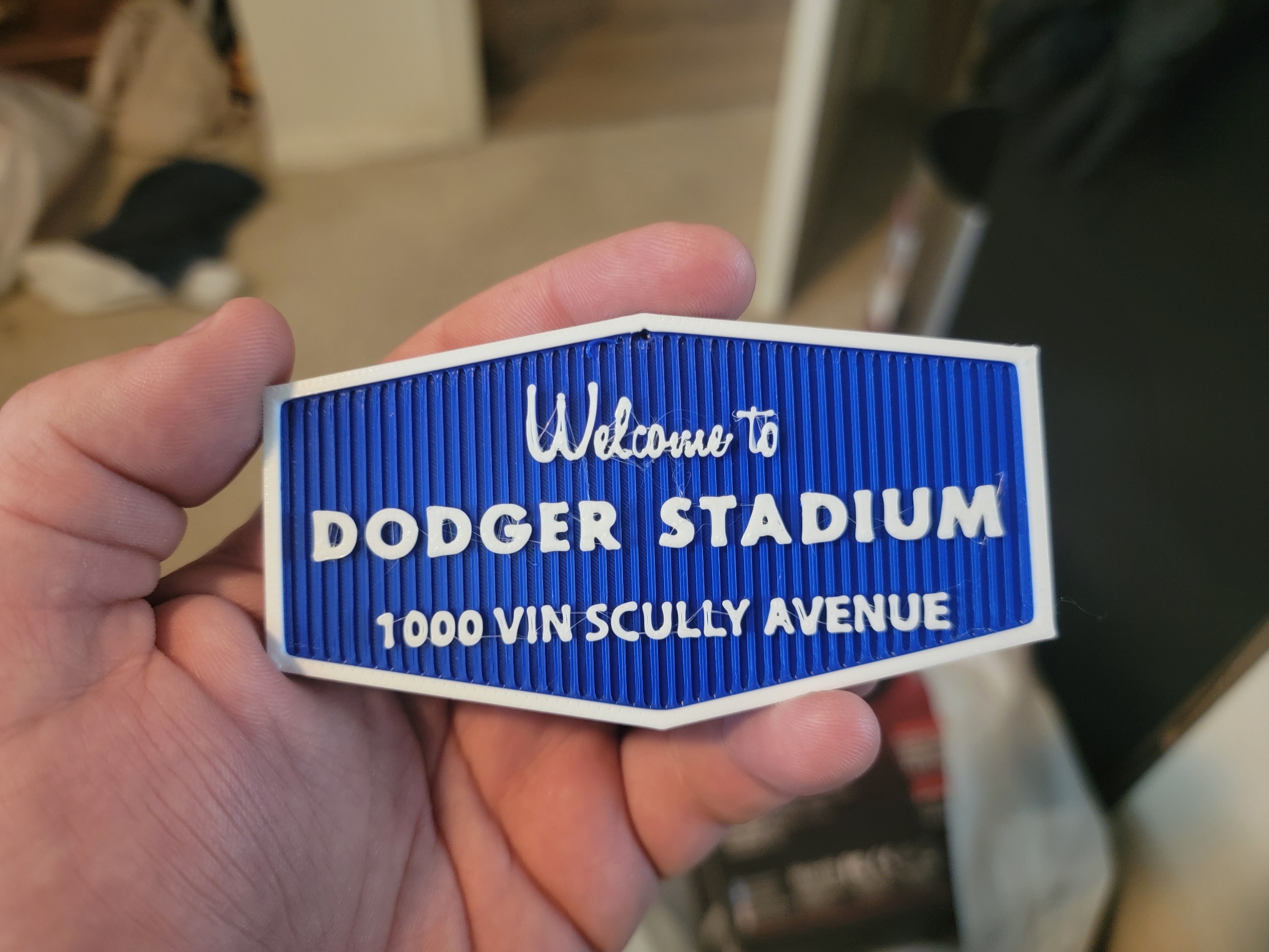 Welcome to Dodger Stadium sign