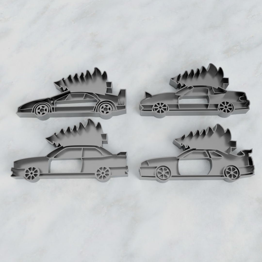 chistmas car cookie cutter collection by Sufos8 | Download free STL ...