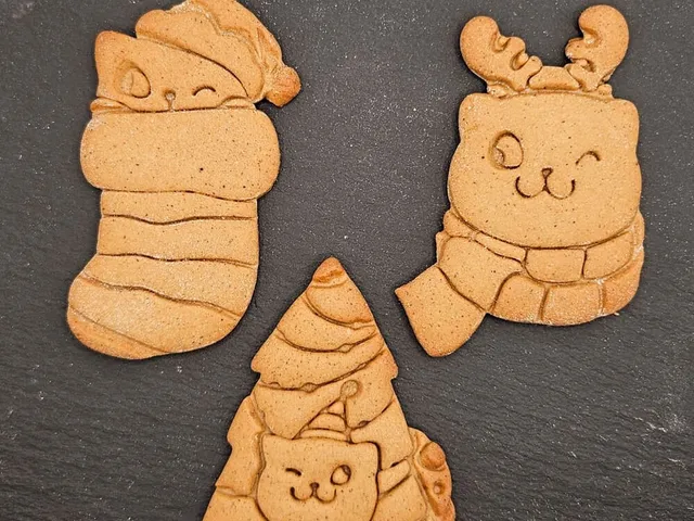 Kitty Christmas Cookie Cutter Set