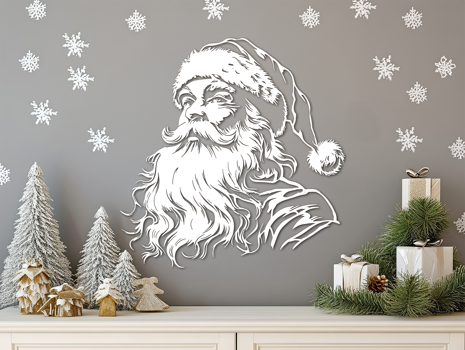 Christmas Wall Decoration - Santa Claus