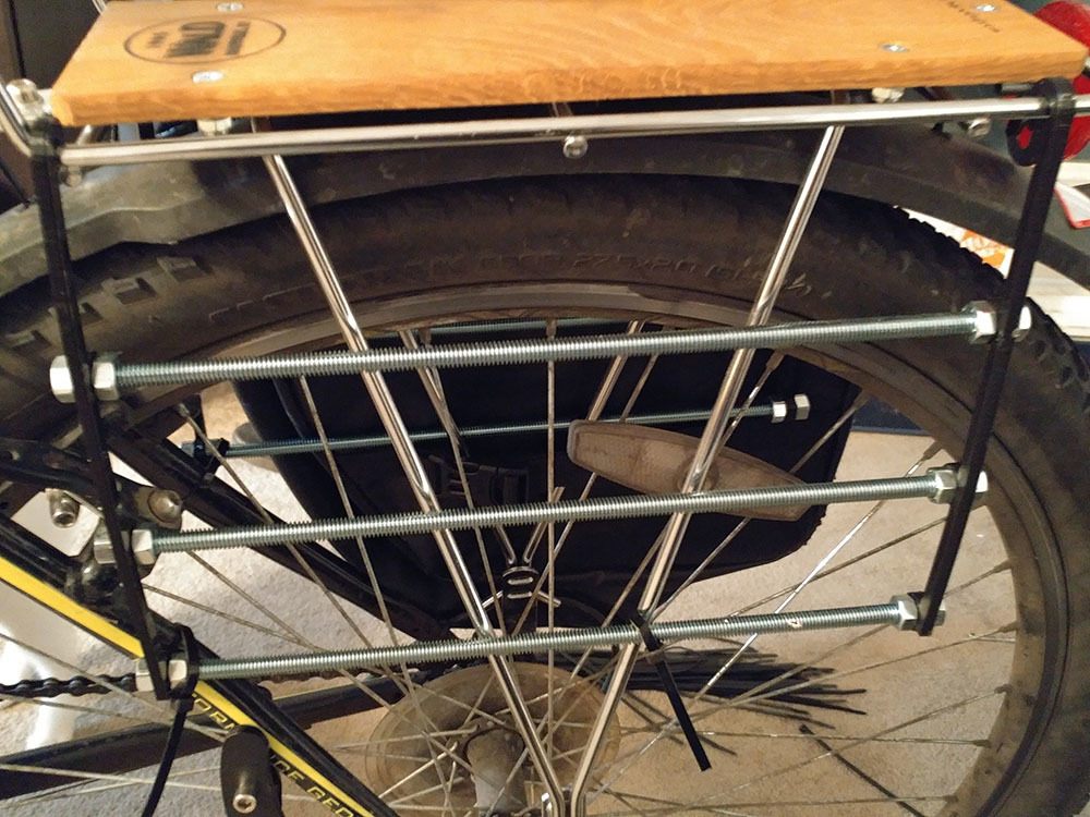 Bicycle saddlebag (panier) support. — miniatura 3