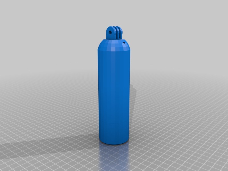 Miniatura 2 do modelo 3D GoPro Floaty optimized for 3D printing.