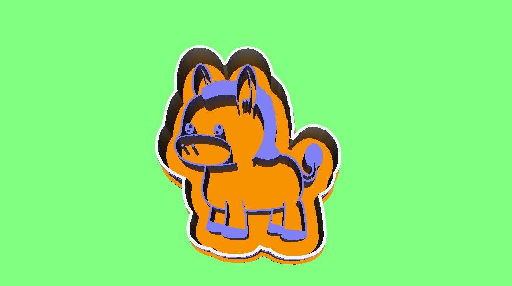 burro pesebre cookie cutters