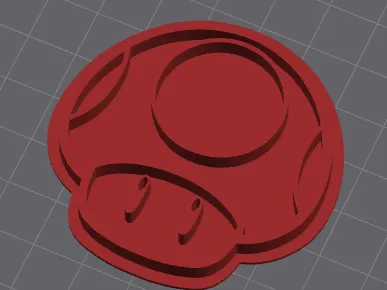 Mushroom cookie cutter
