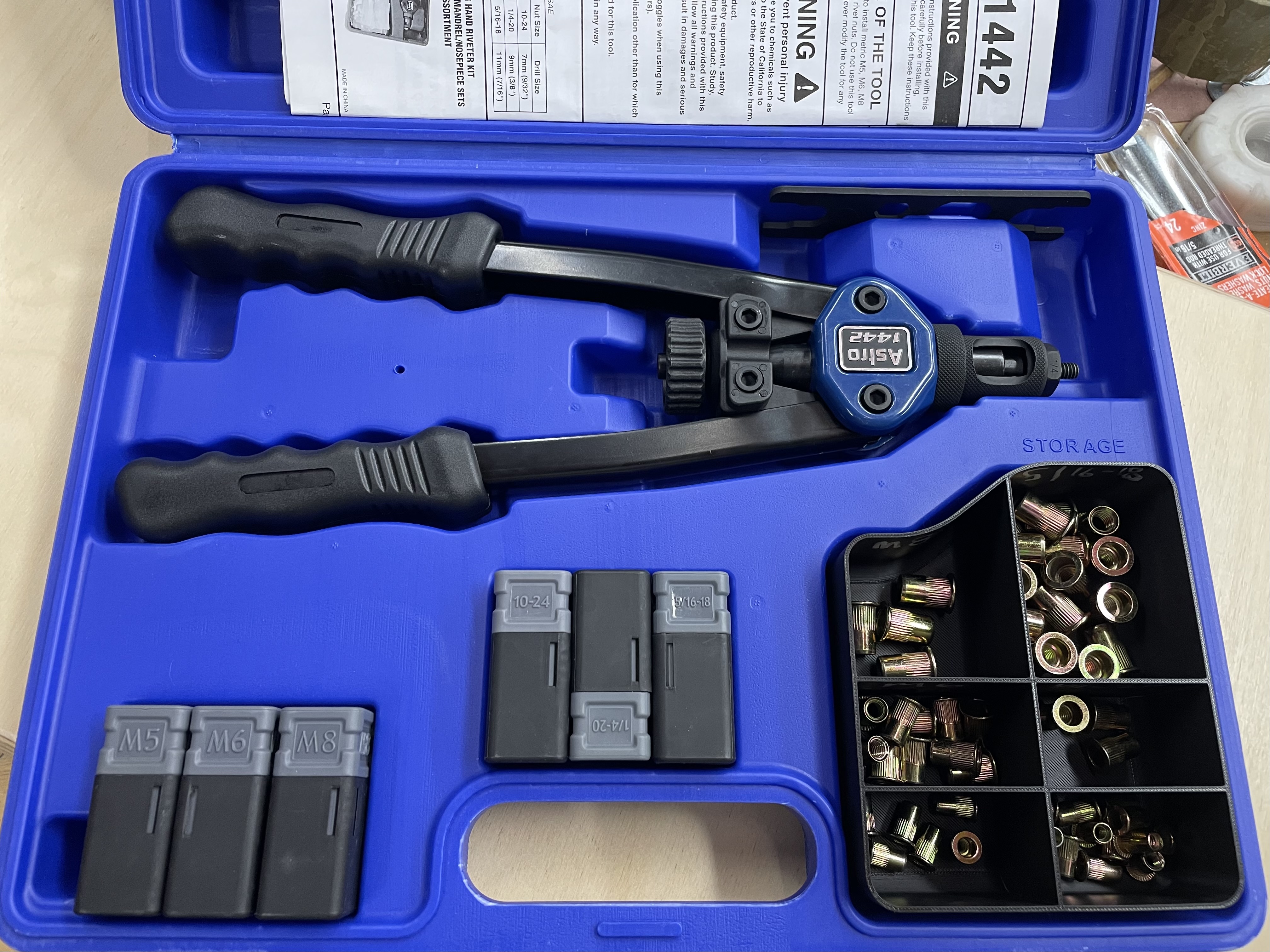 Astro Tool 1442 plastic case organizer tray