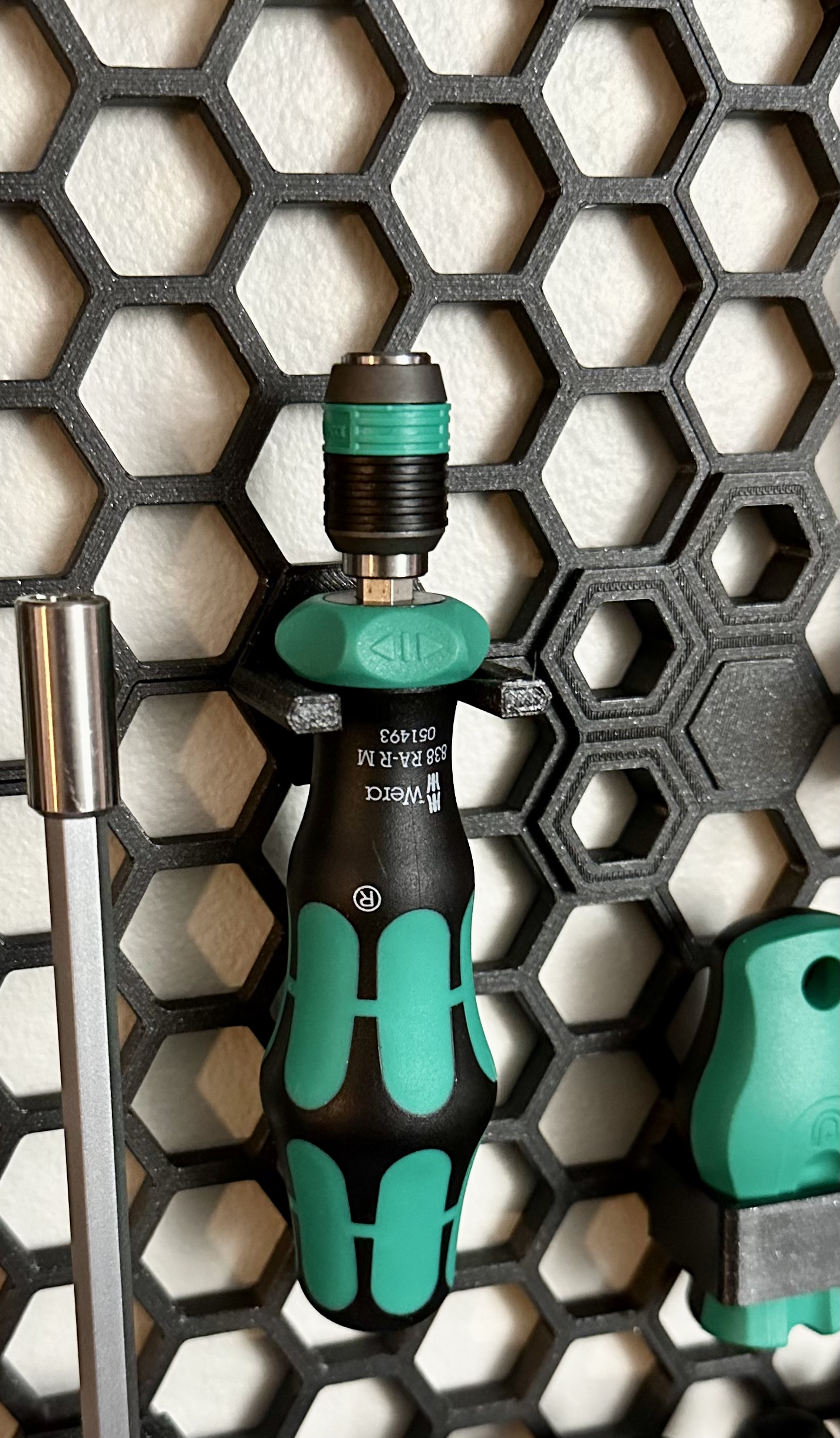 Wera Kraftform Kompakt 838 RA-R M Holder, Honeycomb Storage Wall