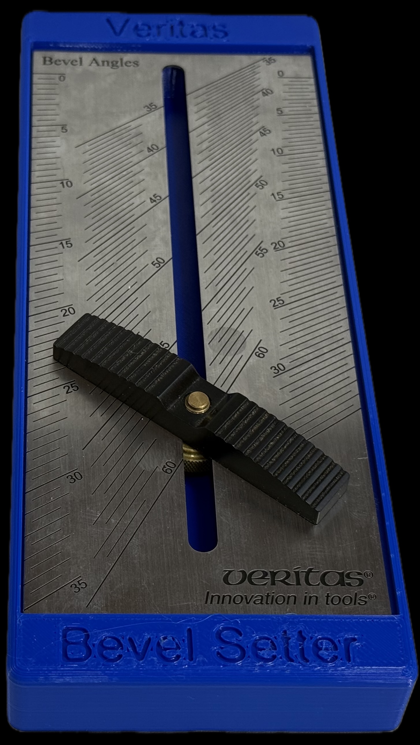 Veritas Bevel Setter storage tray, Gridfinity.