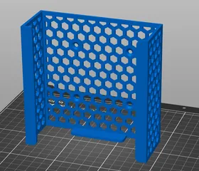 2024 Mac Mini Under Desk Mount Solid & Honeycomb No Supports