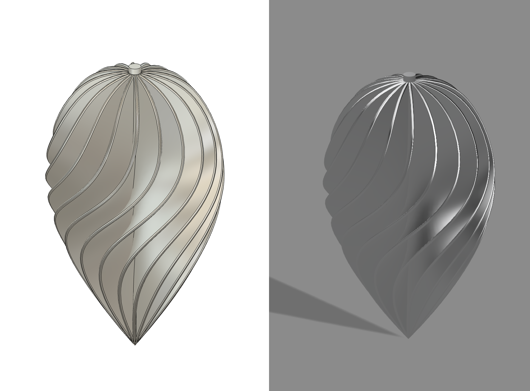 Swirl Ornament