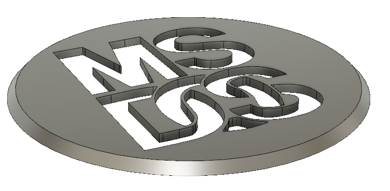 Miniatura 2 do modelo 3D MS-DOS logo 3d