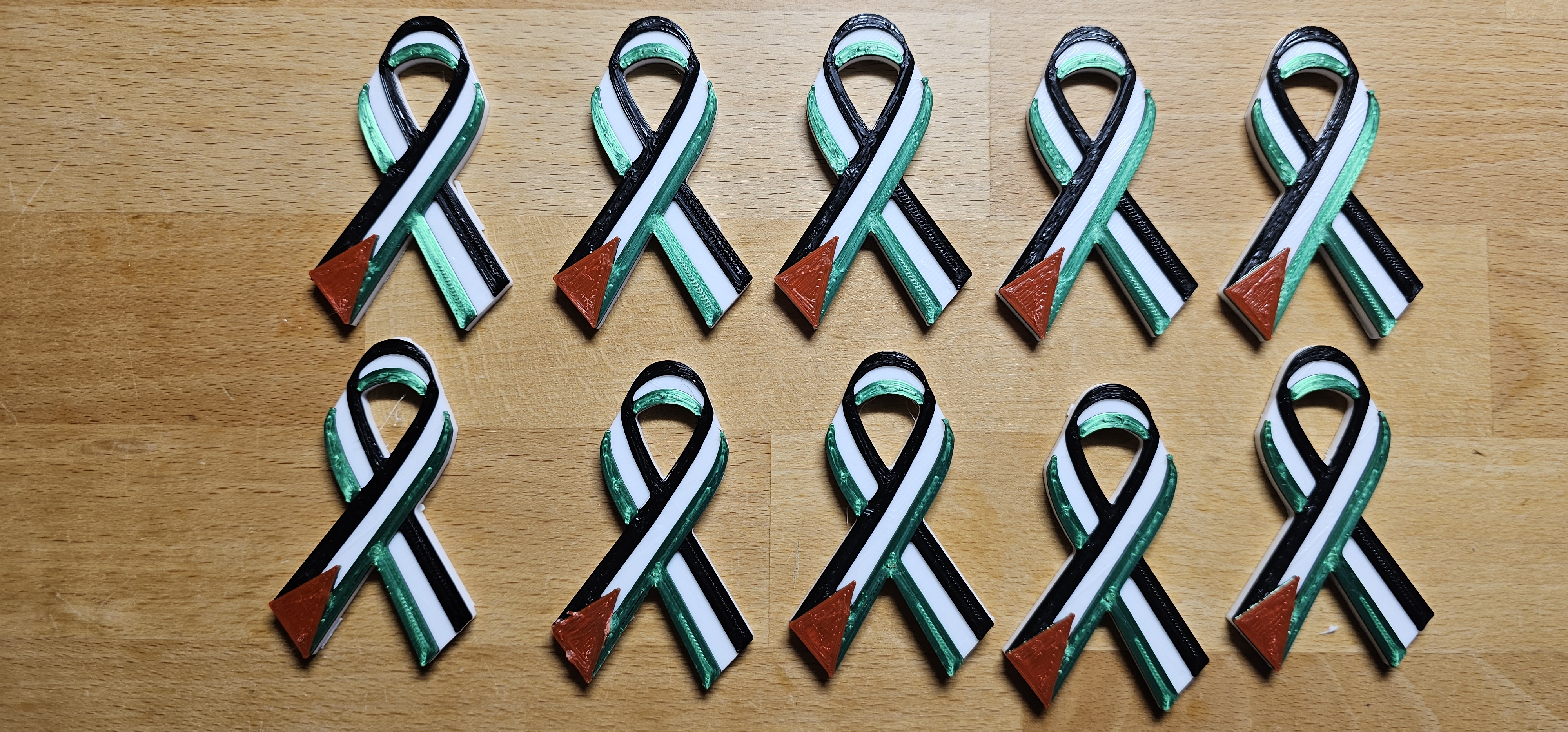 Palestine flag ribbon
