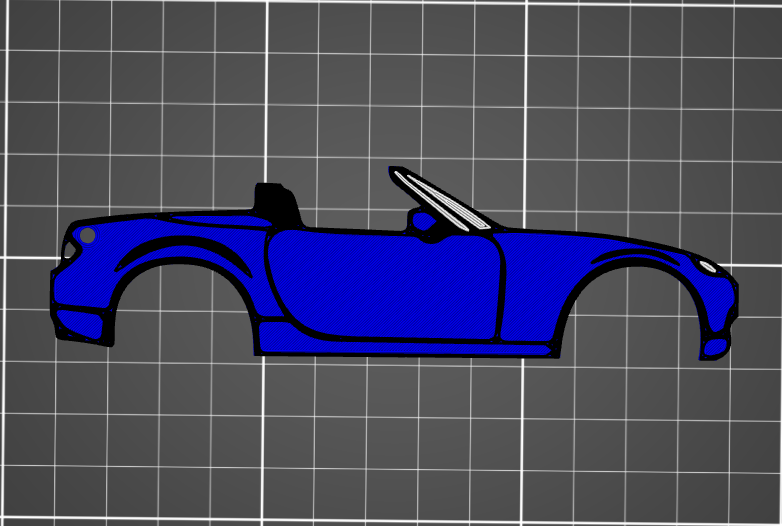 Mazda MX-5 NC keychain