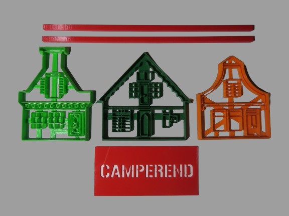 Dutch facades from the Zaanstreek cookie cutters