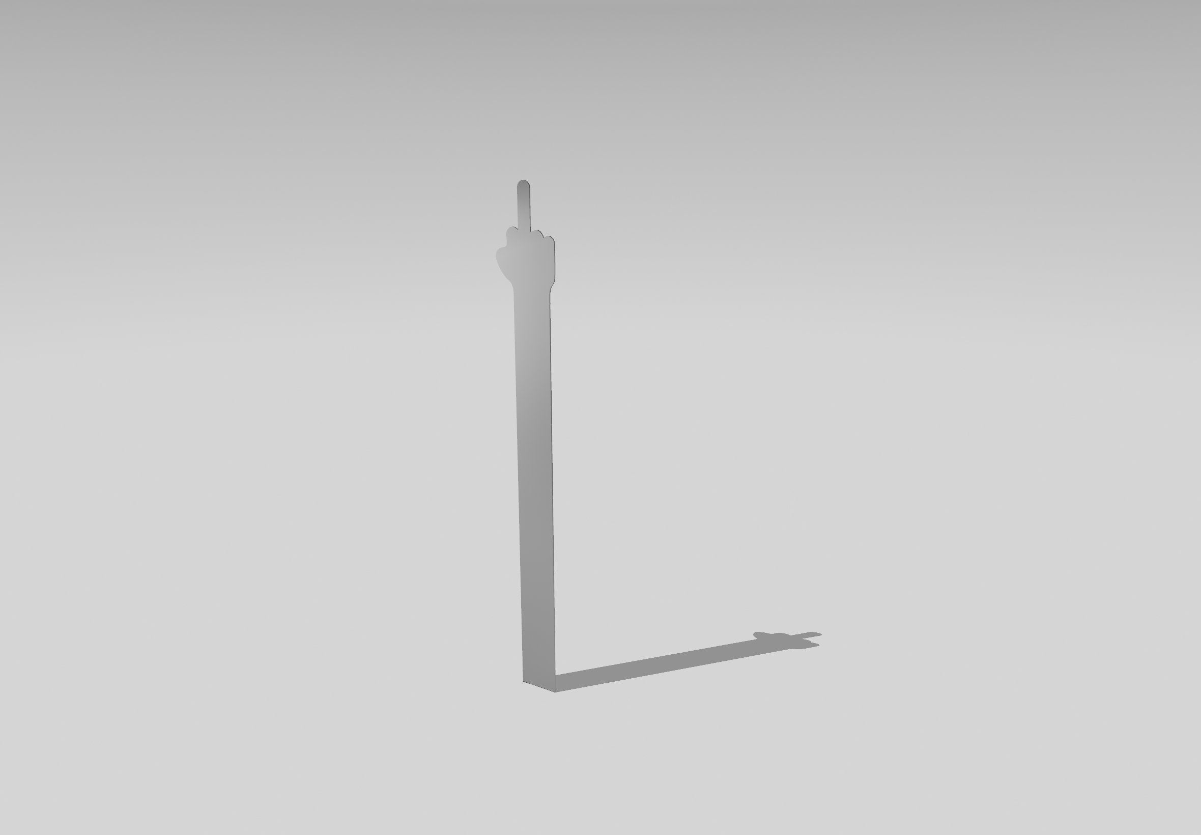 Middle finger bookmark