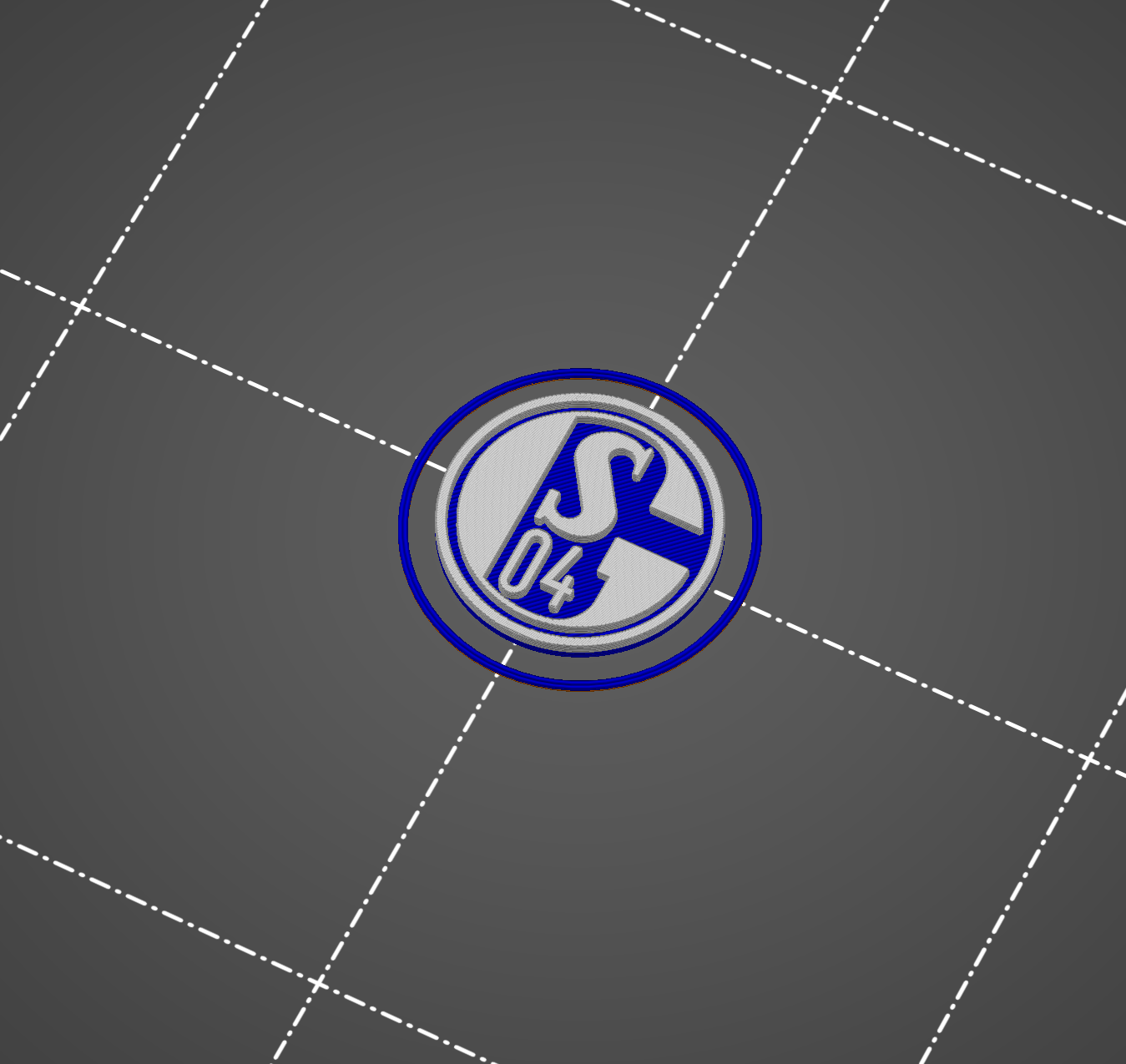 Schalke Einkaufschip / Shopping Cart Chip