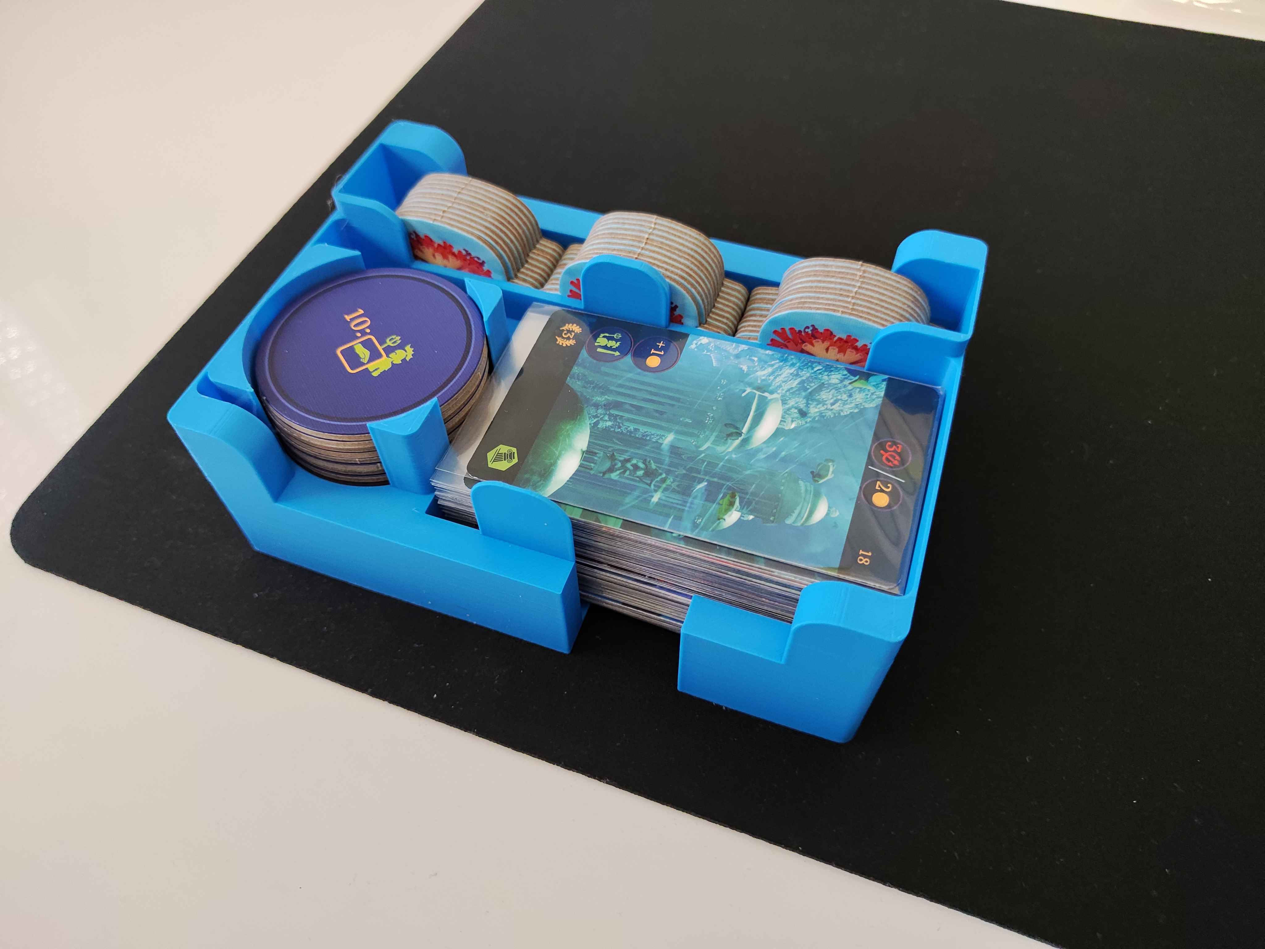 Aquatica - remixed tray to support sleeved location cards