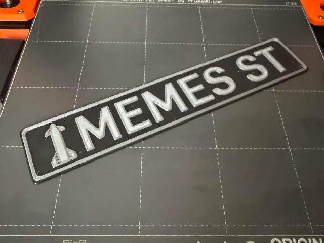 Space X Memes St Sign
