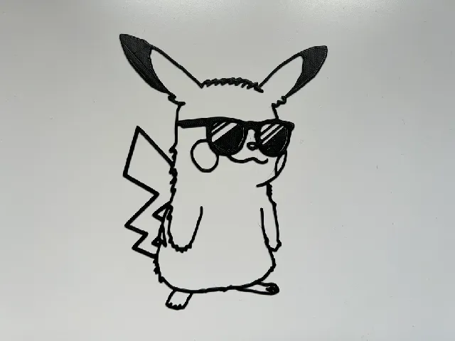 Pikachu Wall Art #1