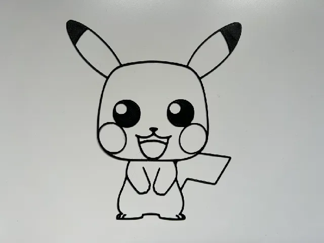 Pikachu Wall Art #2