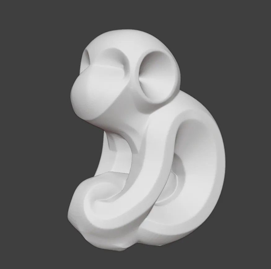 Spiral Monkey by SolidG | Download free STL model | Printables.com