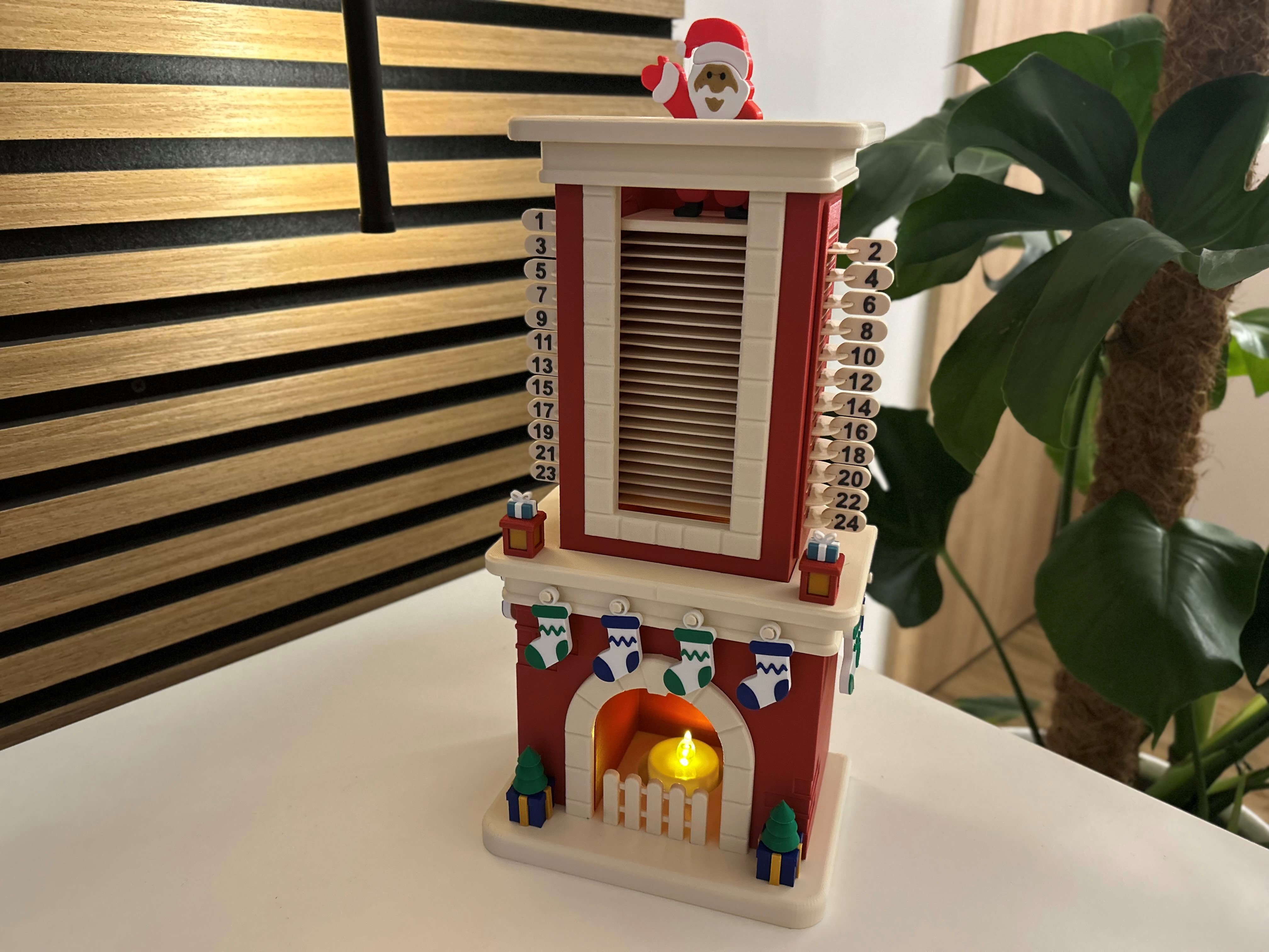 XMAS Fireplace Countdown Calendar (Advent) // Weihnachts Kamin-Adventskalender