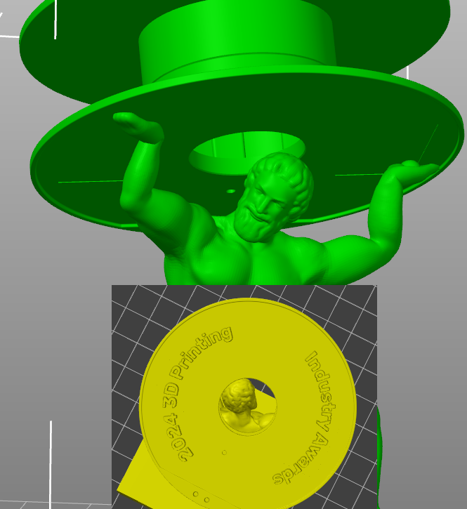 The Bearer - 2024 3D Printing Industry Awards Trophy