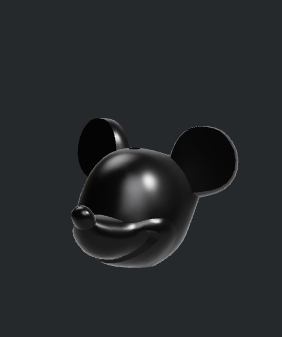 Lego Mickey Mouse Minifigure head