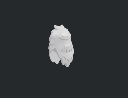 Lego Yeti Minifigure head winter