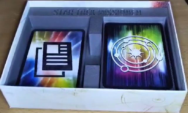Insert for Star Trek Missionen card Game.