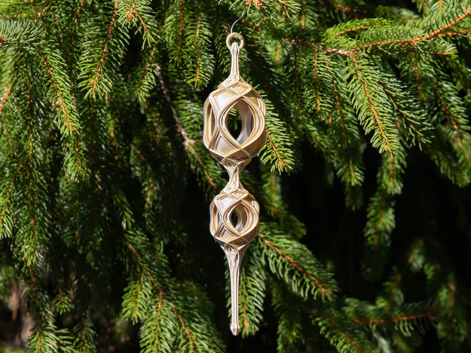 Lantern Christmas Finial 2024