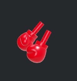 Lego Boxer minifigure hands