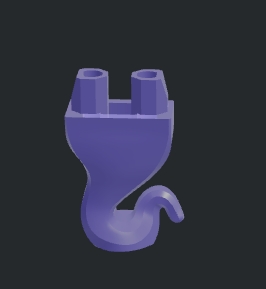 Lego Gene Minifigure Legs, ghost