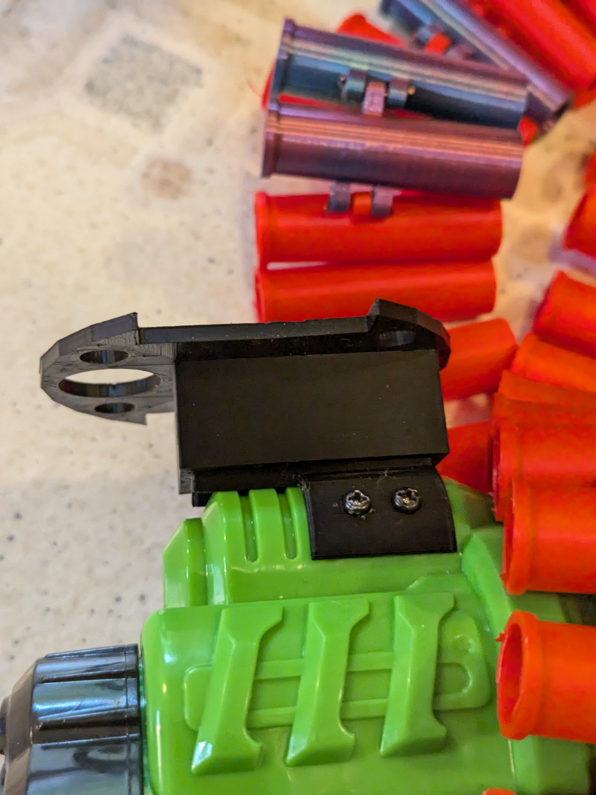 Adventure force Scorpio / chain / minigun adapter mount to use Nerf vulcan tripod