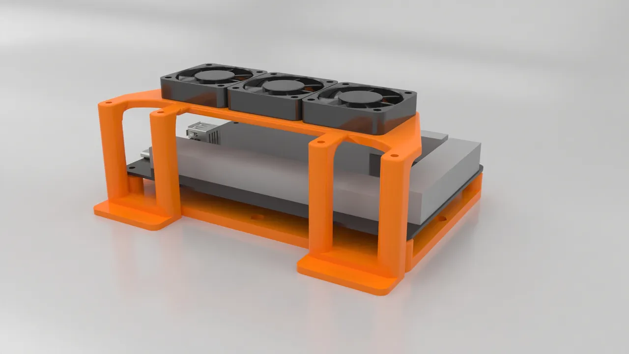 BTT Octopus Triple Fan Driver Cooler by Dani C | Download free STL