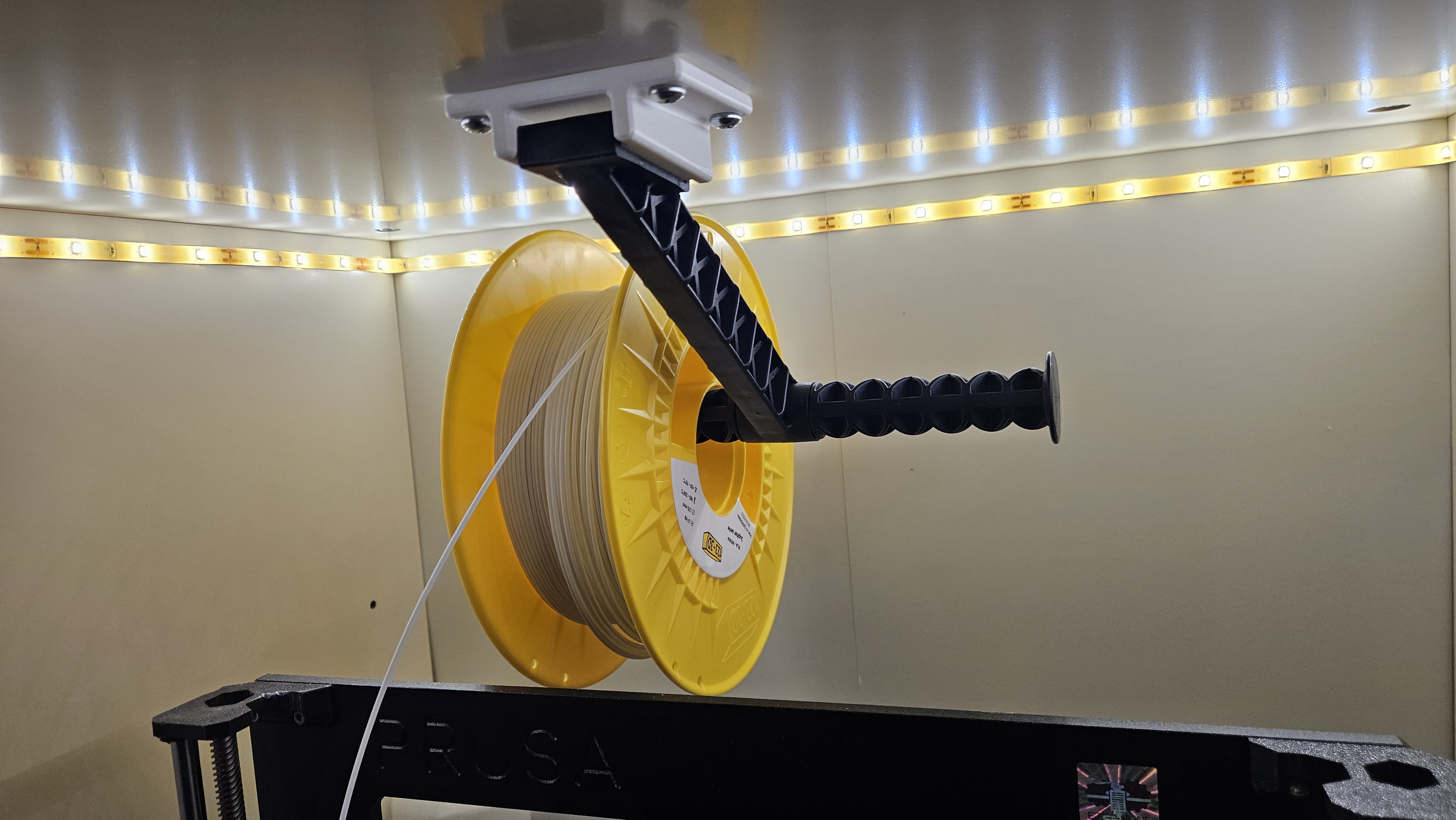 Upside-down spool holder mount (5mm screws)
