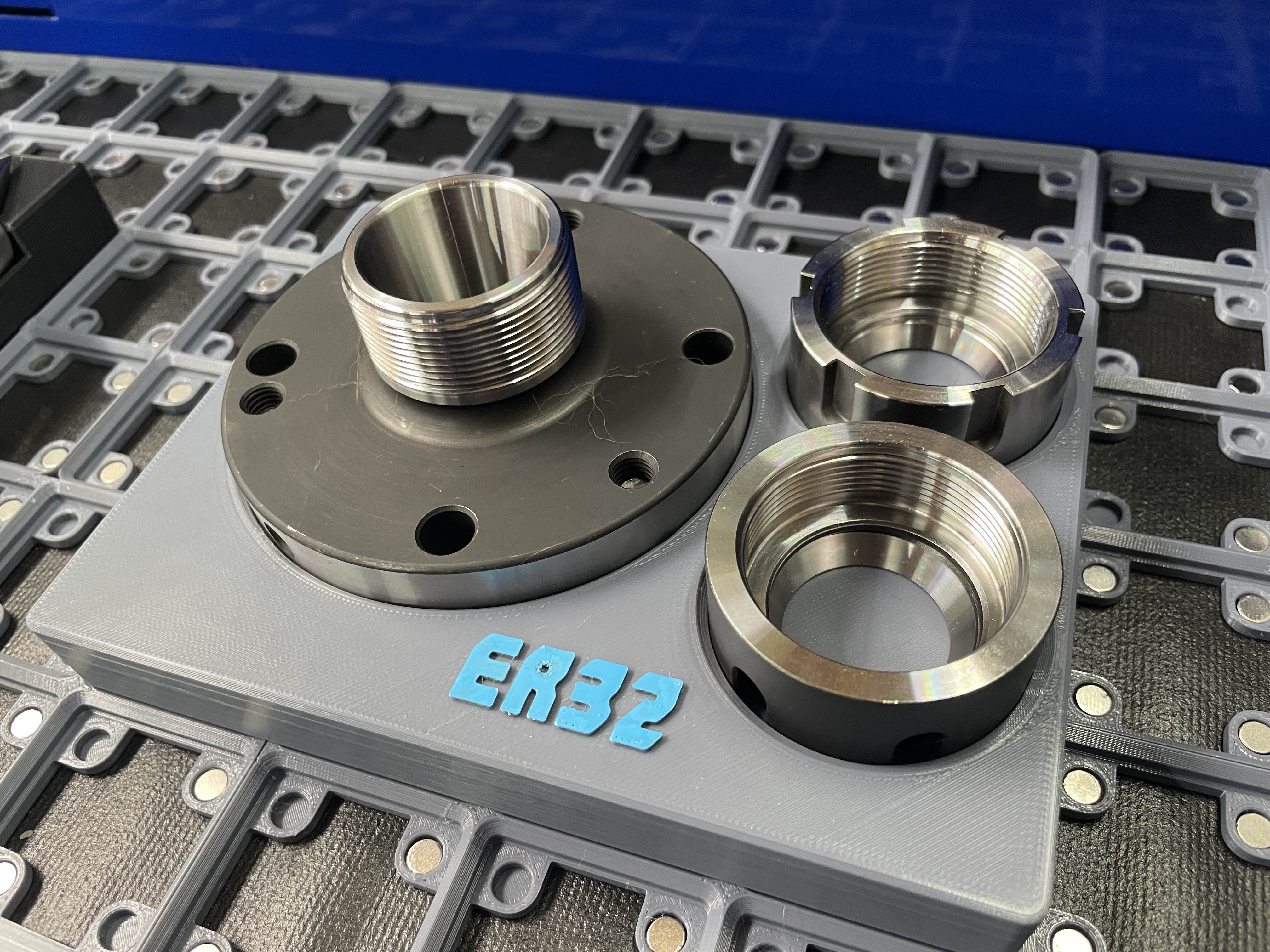 Gridfinity ER32 Collet 100mm Lathe Chuck Holder
