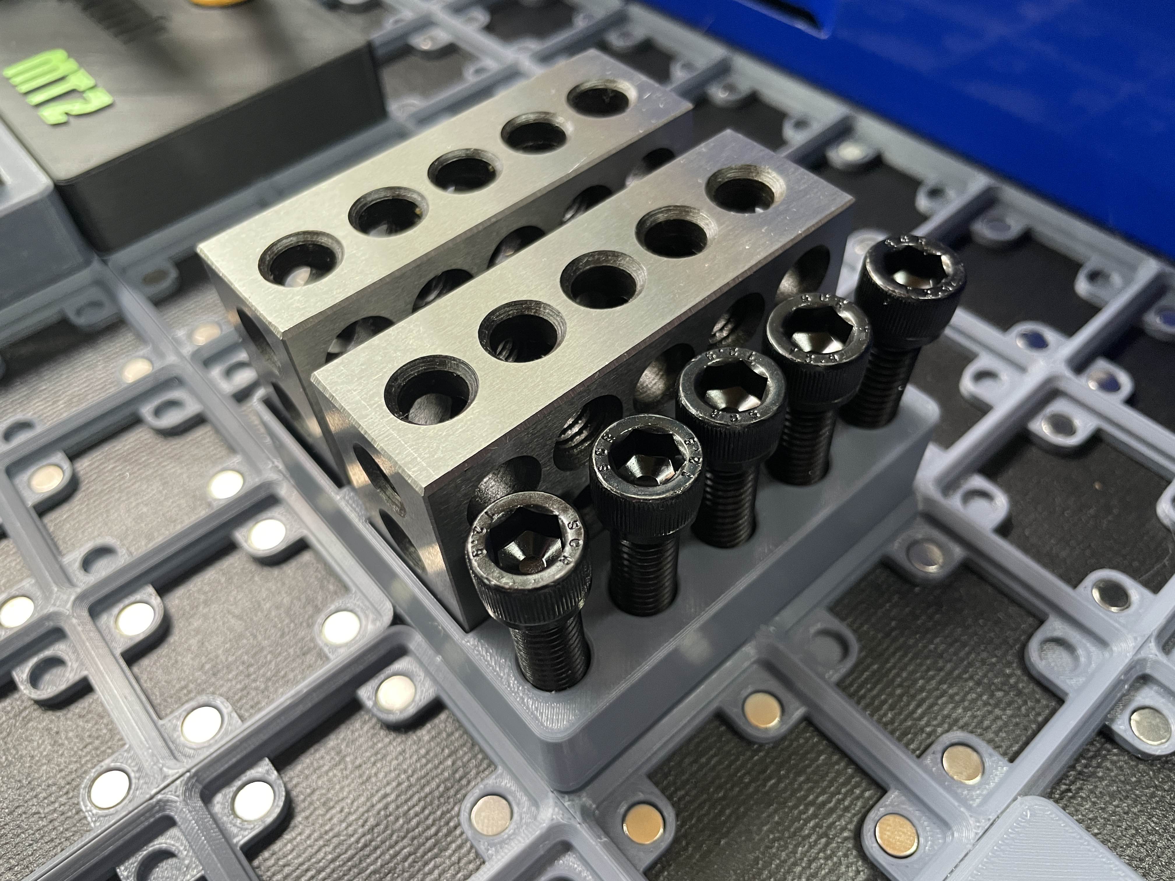 Gridfinity 123Block Holder with Screws - Imperial