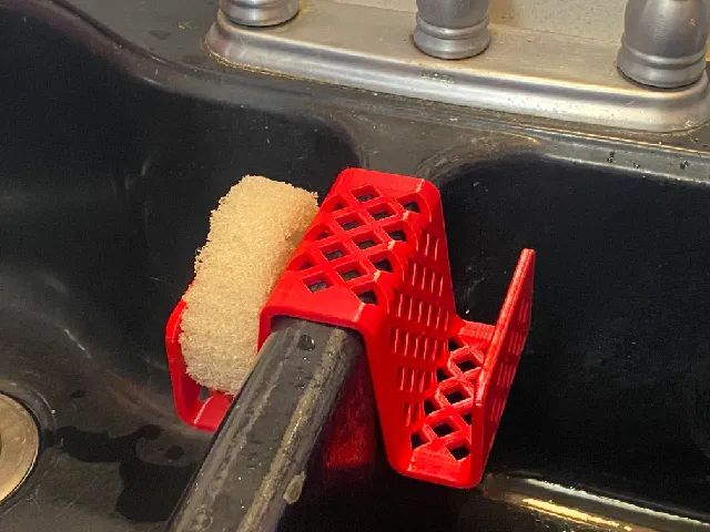 Kitchen Sink Caddy with Perforated Top