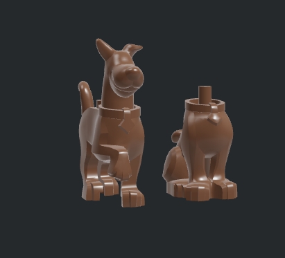 Lego Scooby Doo dog animal model