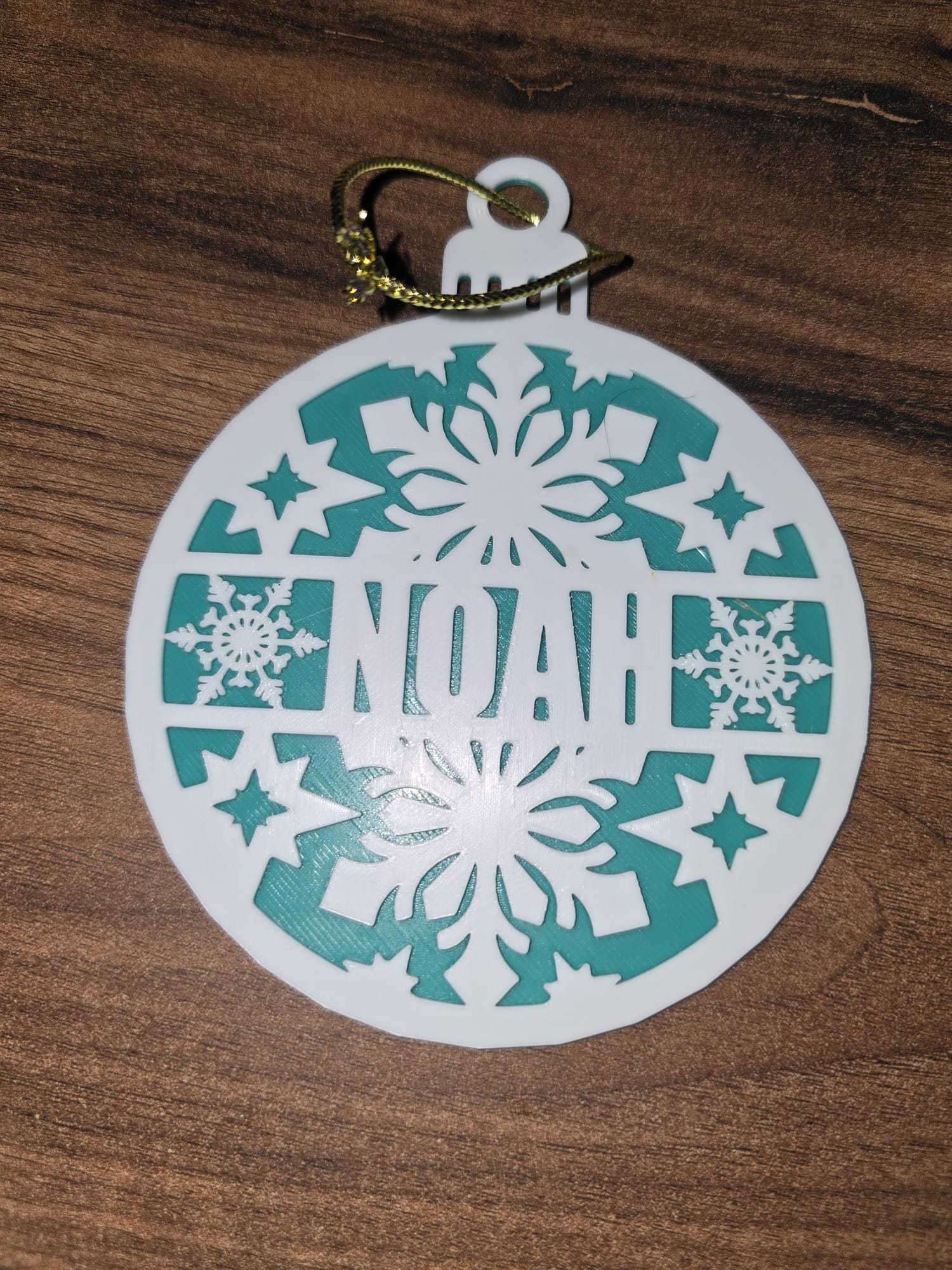 Snow Flake Customisable Christmas Decoration