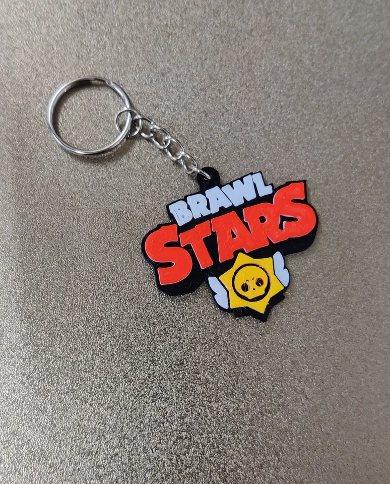 Brawl Stars keychain logo by Jeron | Download free STL model