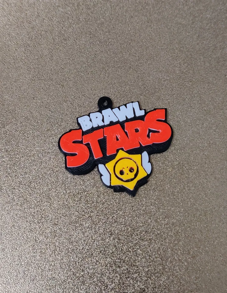 Brawl Stars keychain logo by Jeron | Download free STL model
